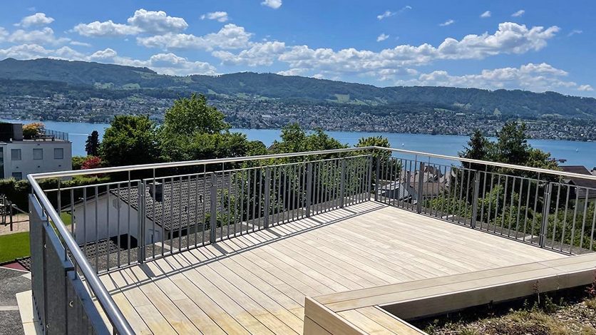 Accoya Holz Terrasse in der Schweiz kaufen