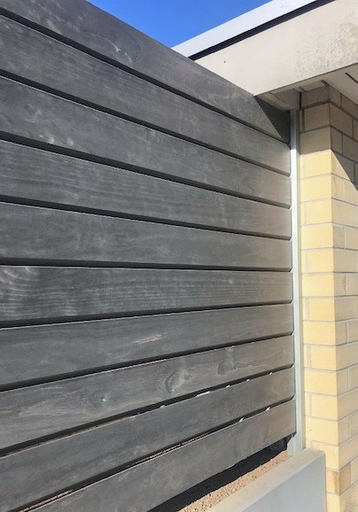 Accoya Color Grey Sichtschutzzaun