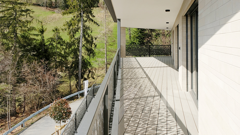 Terrassenboden aus Accoya Holz