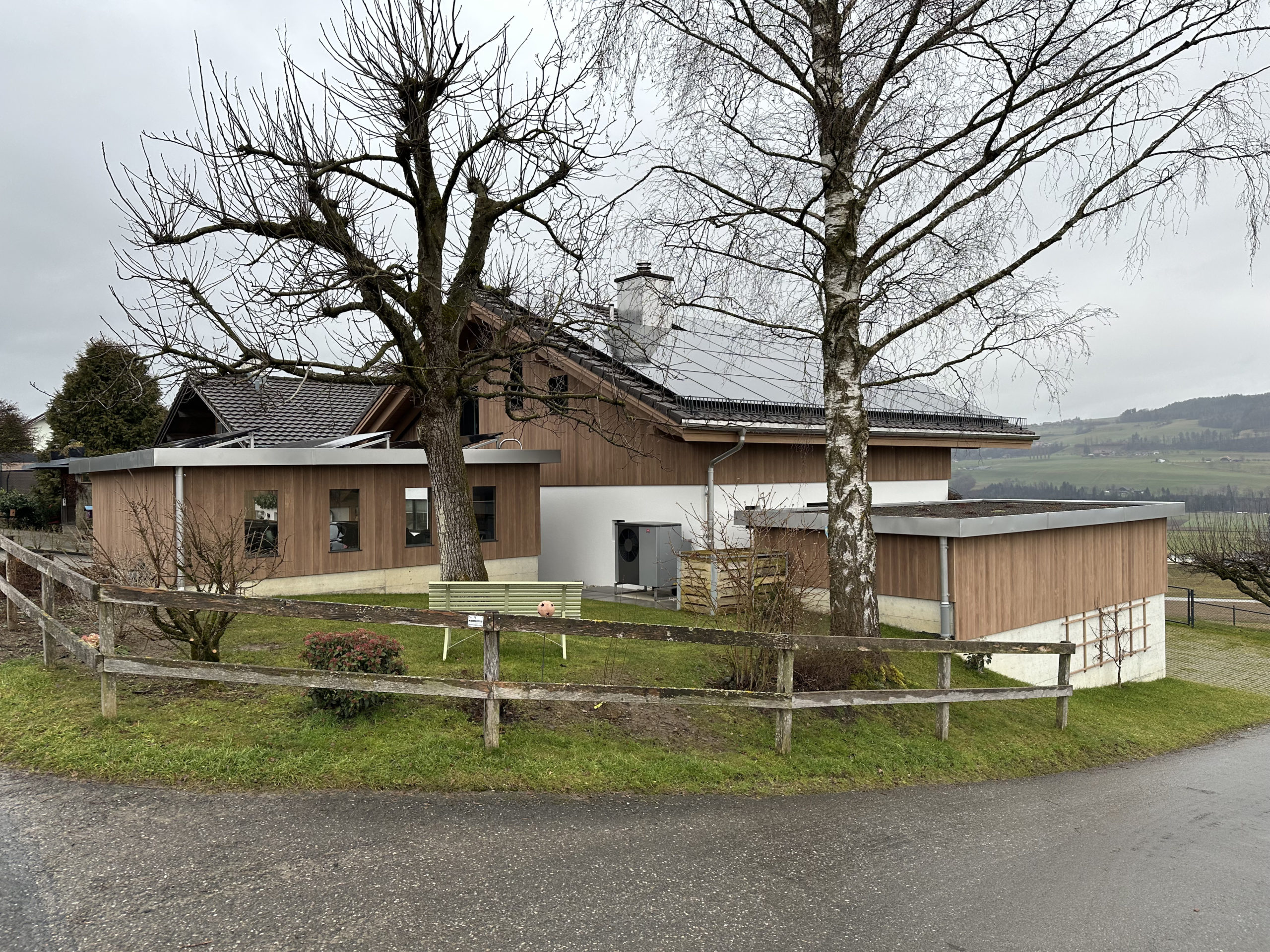 Accoya Holzfassade für Haus und Garage