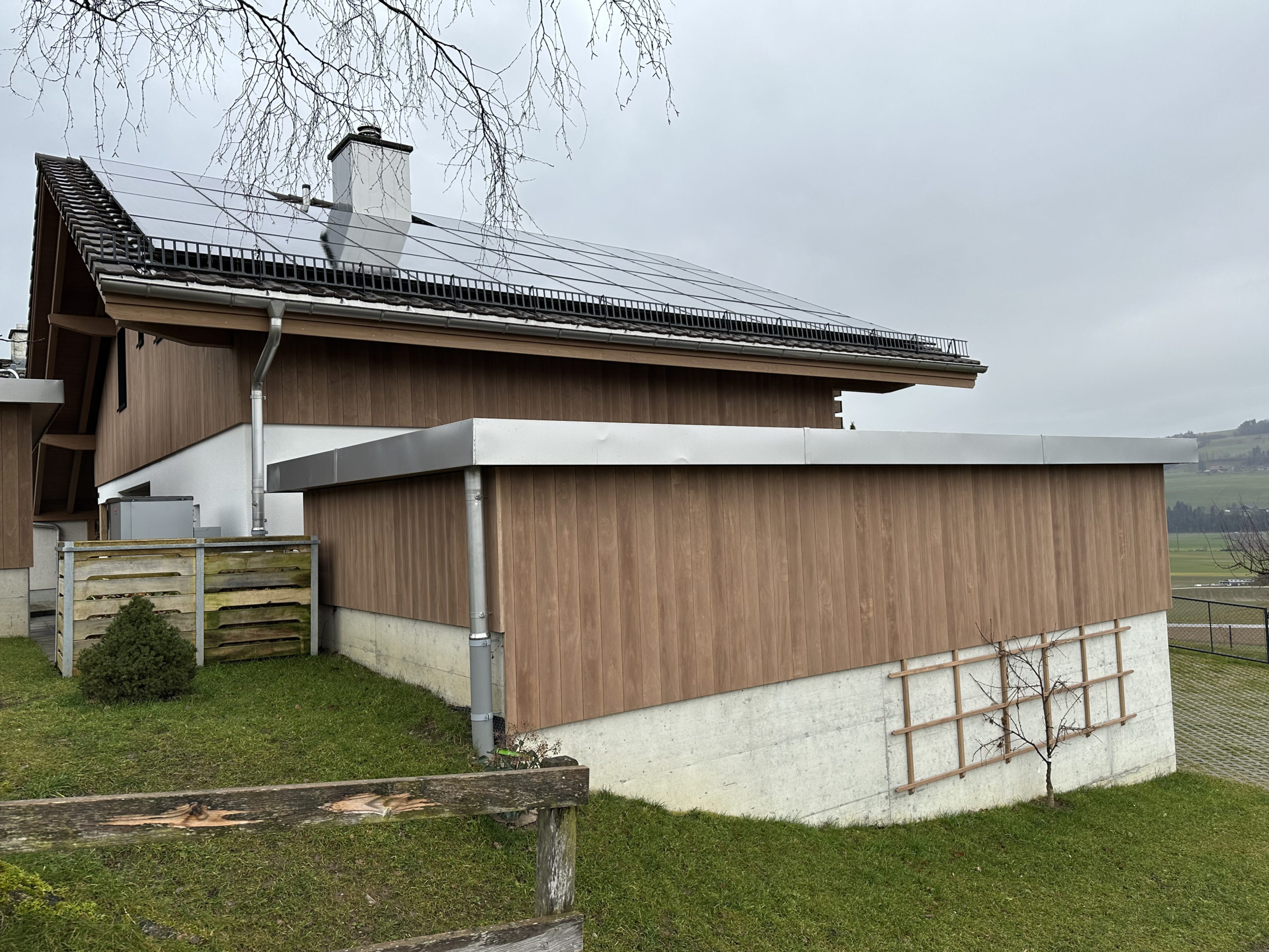 Accoya Holzfassade für Haus und Garage