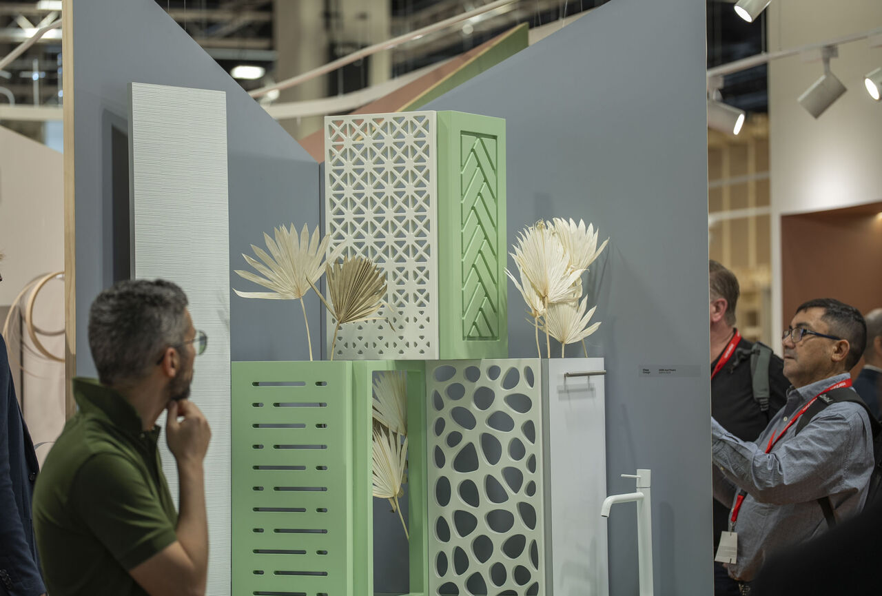 Holzagentur Schweiz am Stand von Finsa an der Interzum