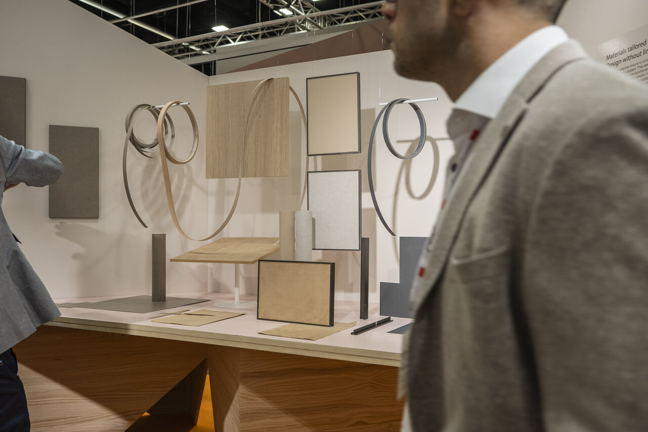 Holzagentur Schweiz am Stand von Finsa an der Interzum