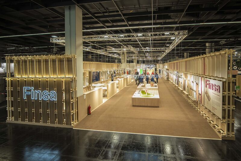 Holzagentur Schweiz am Stand von Finsa an der Interzum