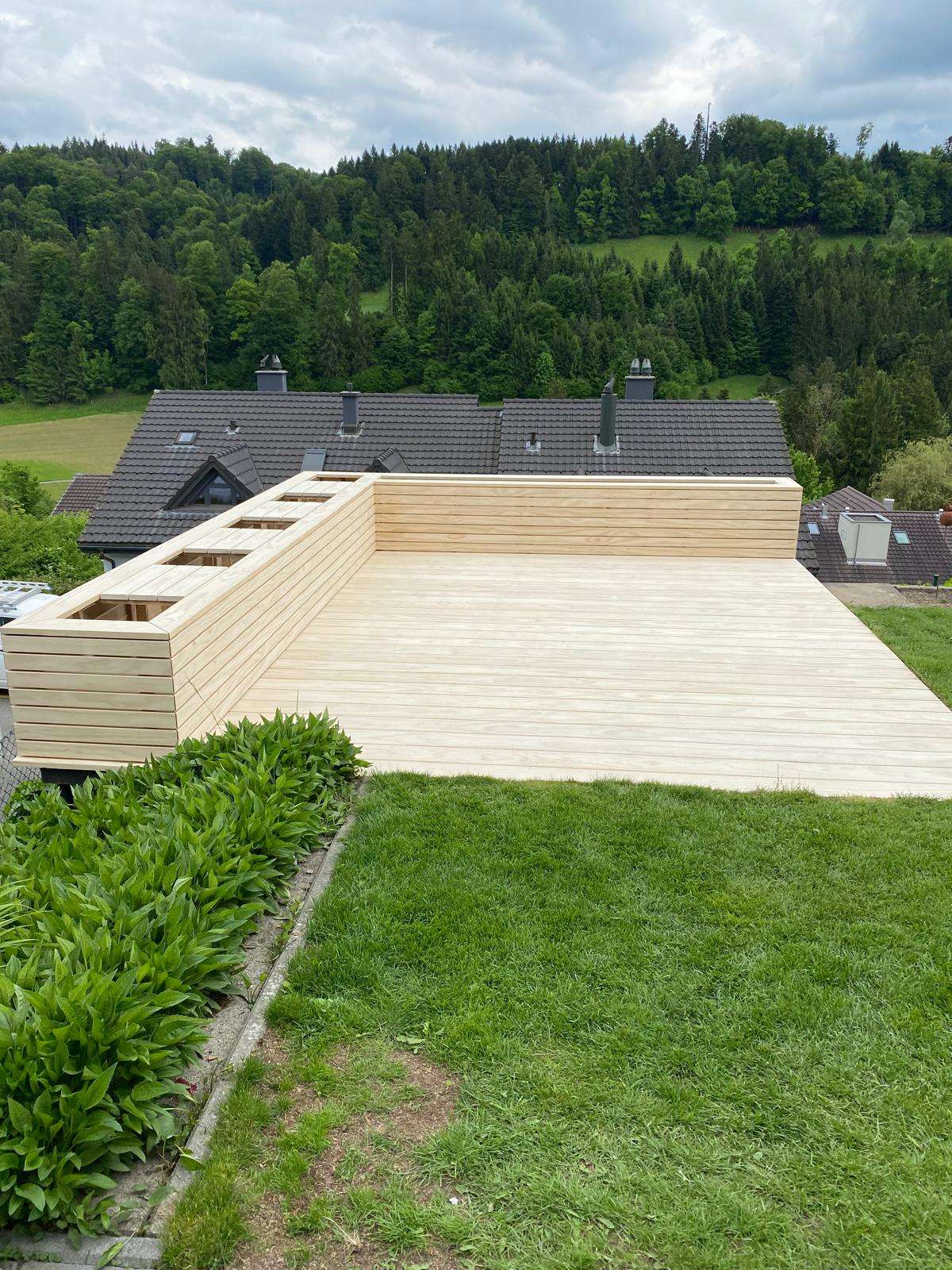 Terrasse aus Accoya Holz