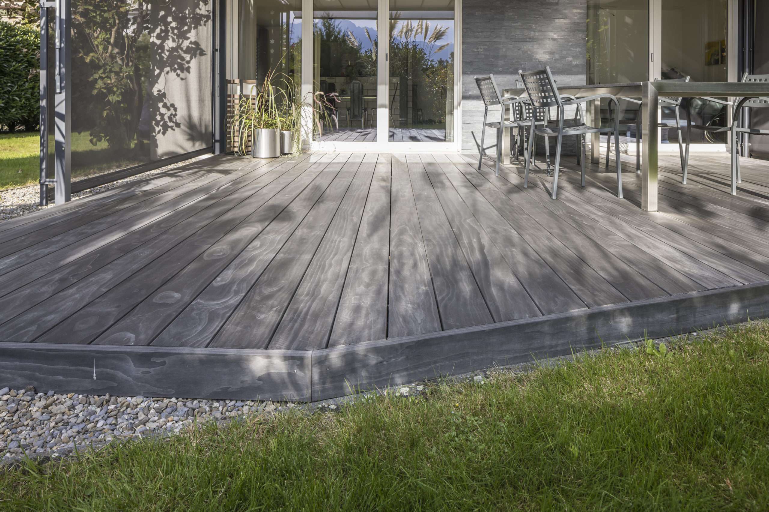 Accoya Holz Holzterrasse