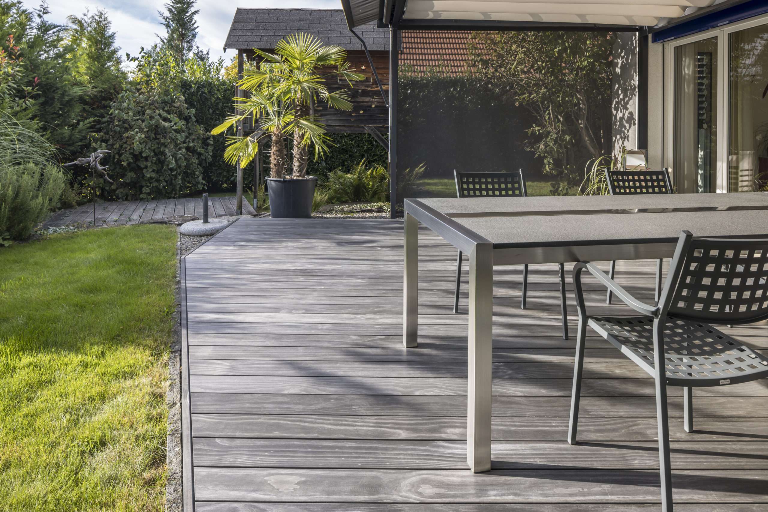 Accoya Holz Holzterrasse