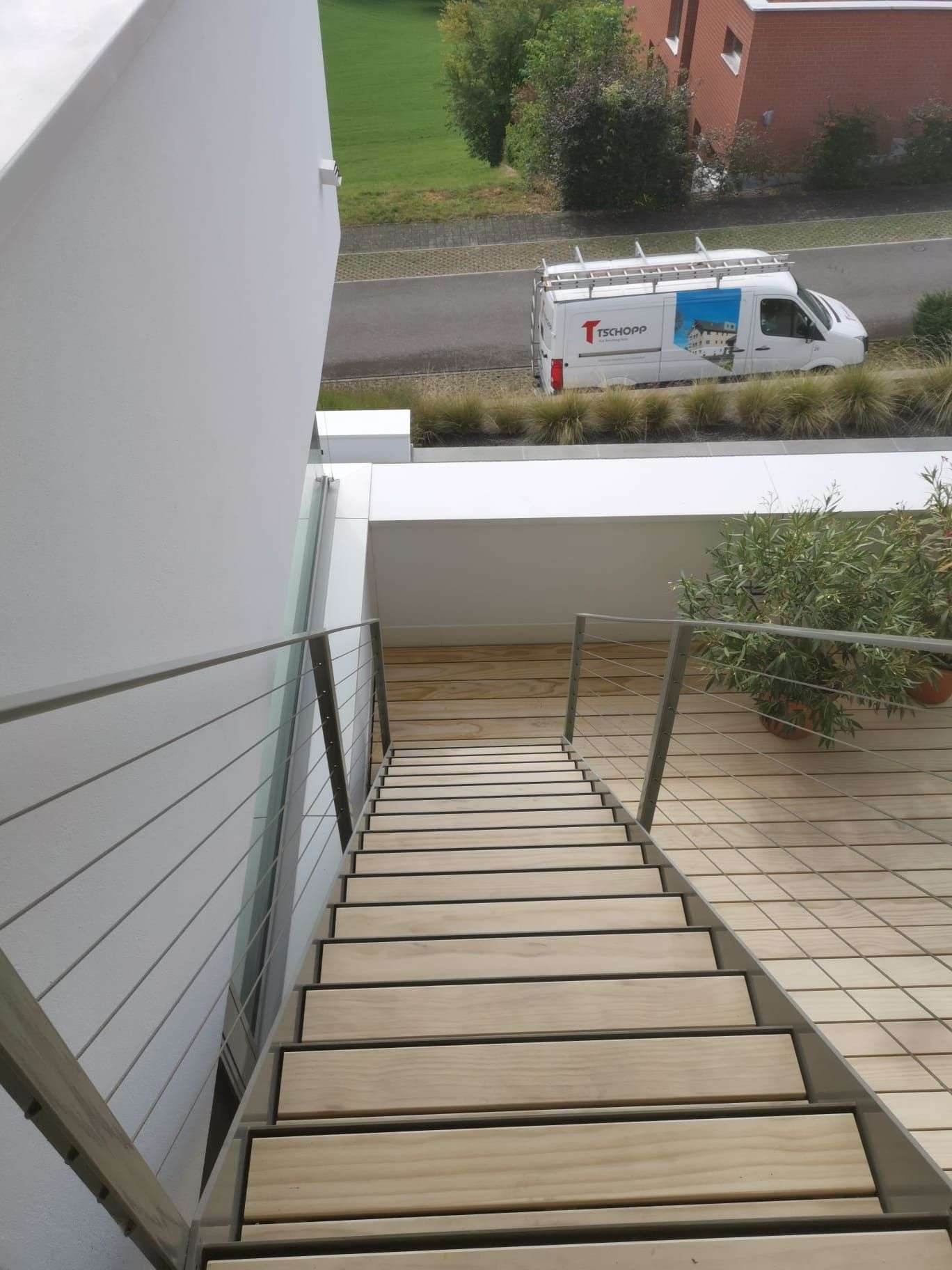 Holzterrasse und Balkon mit Accoya Holz