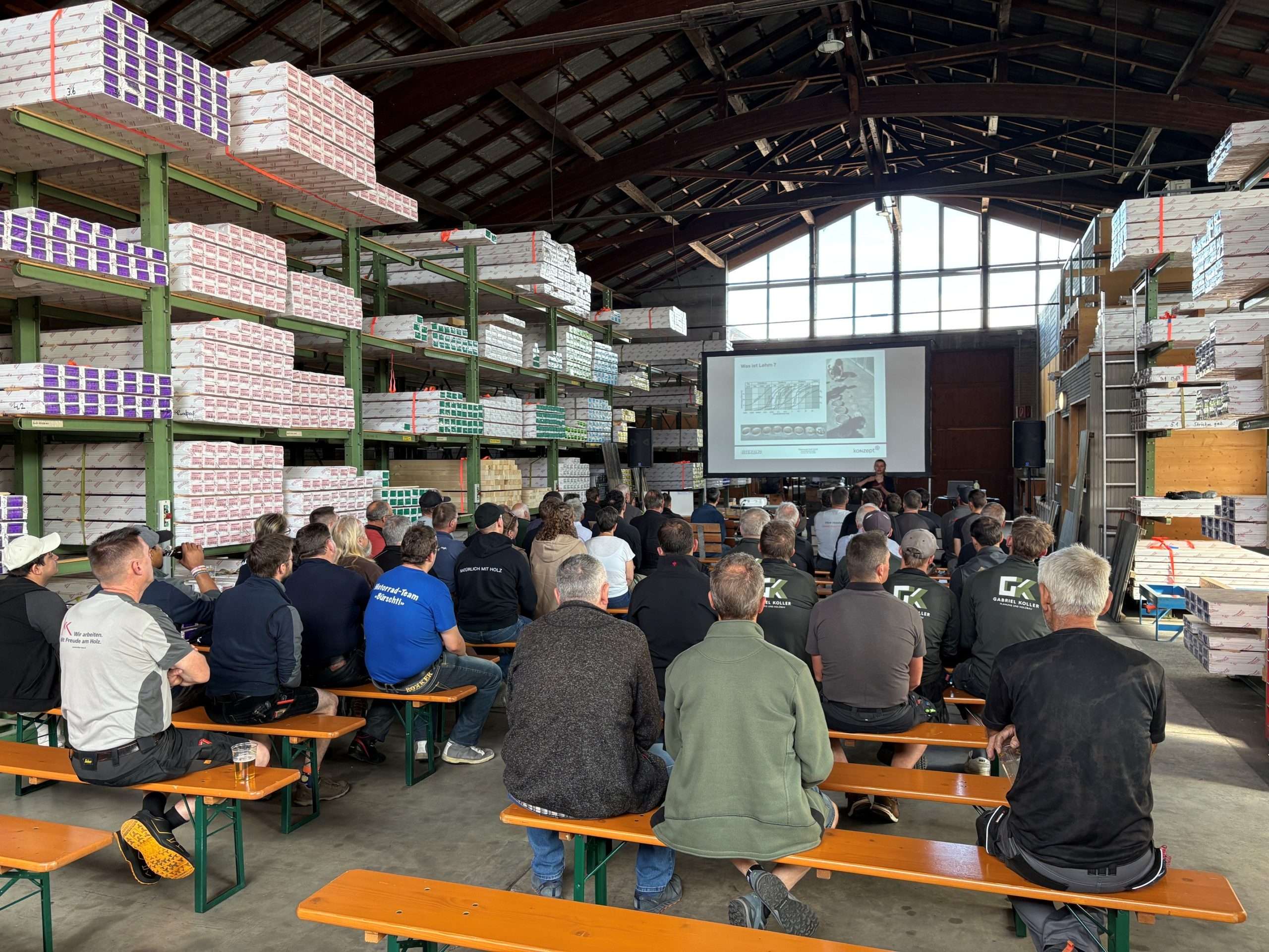 Fachvortrag über Accoya Holz am Öberhosä-Träff von Gebr. Eisenring